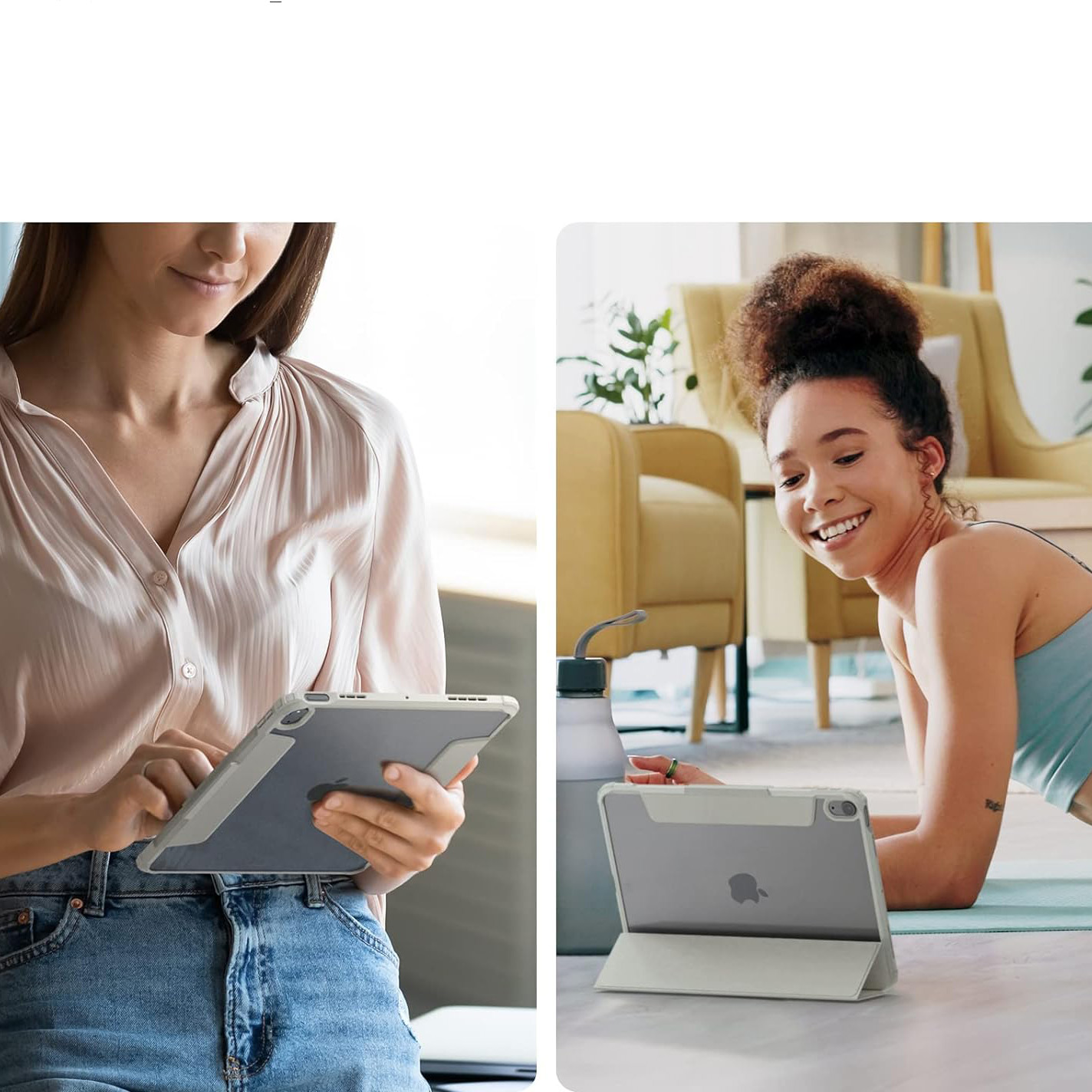 Etui Spigen Air Skin Pro do iPad Air 11" 6 gen. 2024 / Air 10.9" 5/4 gen. 2022/2020, szare